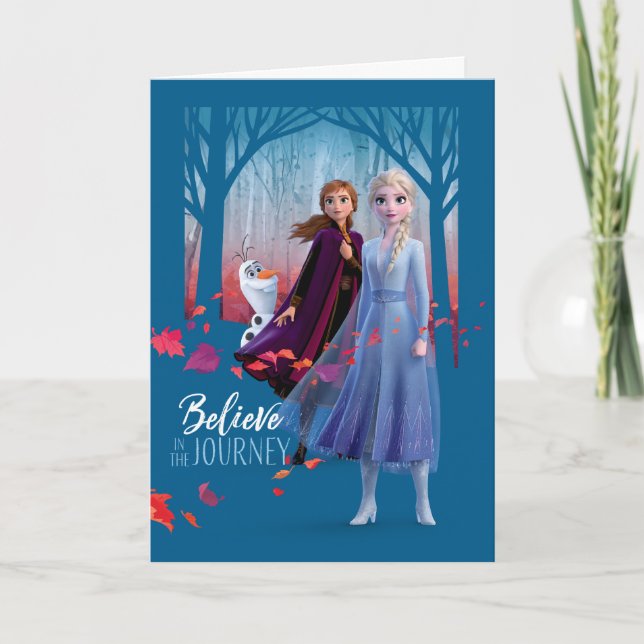 Frozen 2: Elsa, Anna, & Olaf | Believe Card (Front)