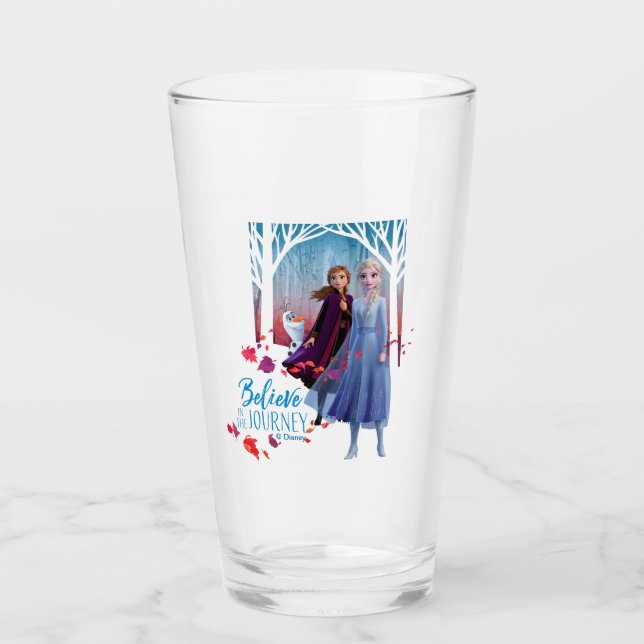 Frozen 2: Elsa, Anna, & Olaf | Believe Glass (Front)