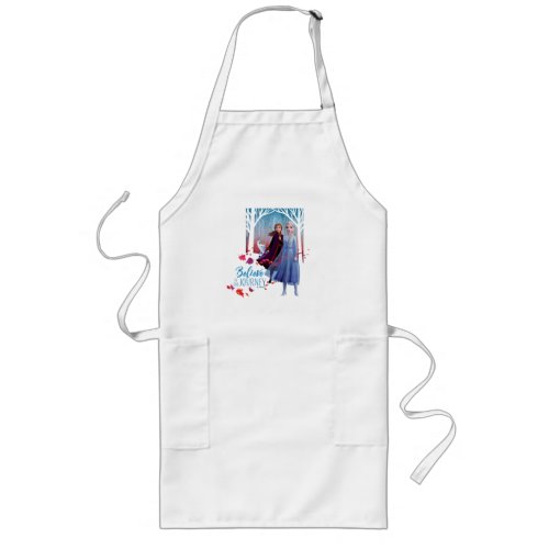 Frozen 2 Elsa Anna  Olaf  Believe Long Apron