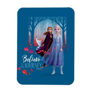 Frozen 2: Elsa, Anna, & Olaf Believe Magnet