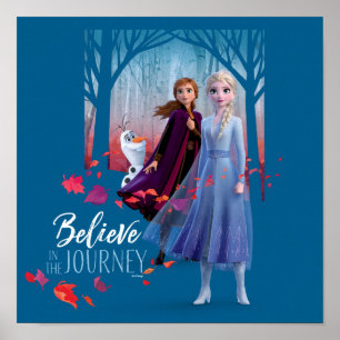 Frozen 2: Elsa, Anna, & Olaf Believe Poster