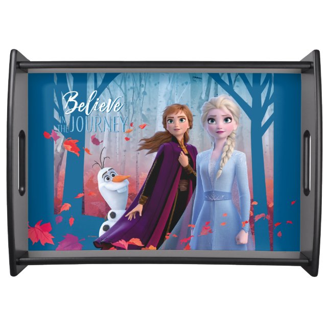 Frozen 2: Elsa, Anna, & Olaf | Believe Serving Tray (Front)