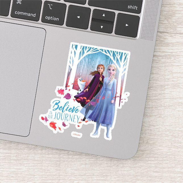 Frozen 2: Elsa, Anna, & Olaf | Believe Sticker (Detail)