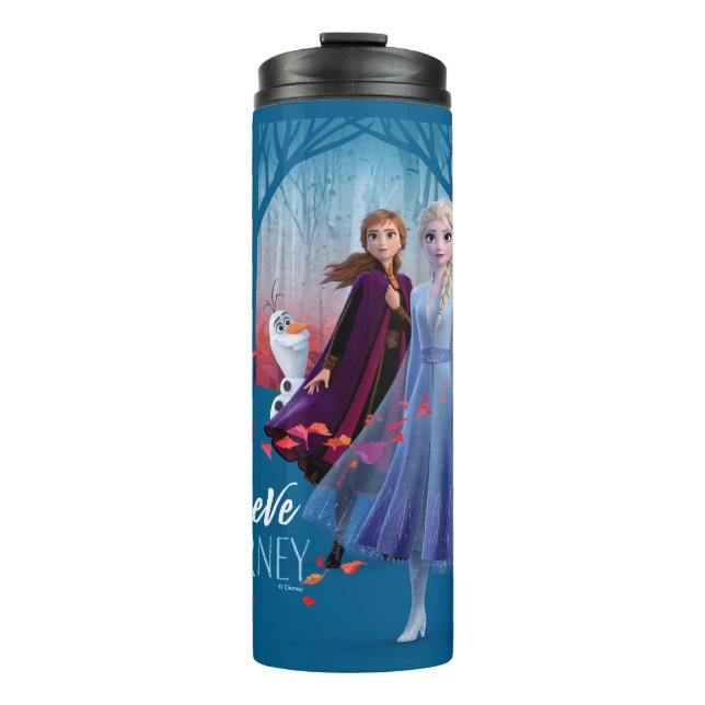 Frozen 2: Elsa, Anna, & Olaf | Believe Thermal Tumbler (Front)