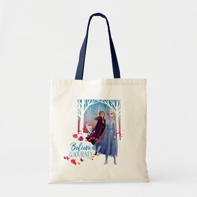 Frozen 2: Elsa, Anna, & Olaf | Believe Tote Bag (Front)