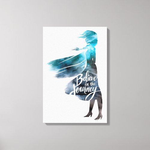 Frozen 2 Elsa  Believe in the Journey Canvas Print