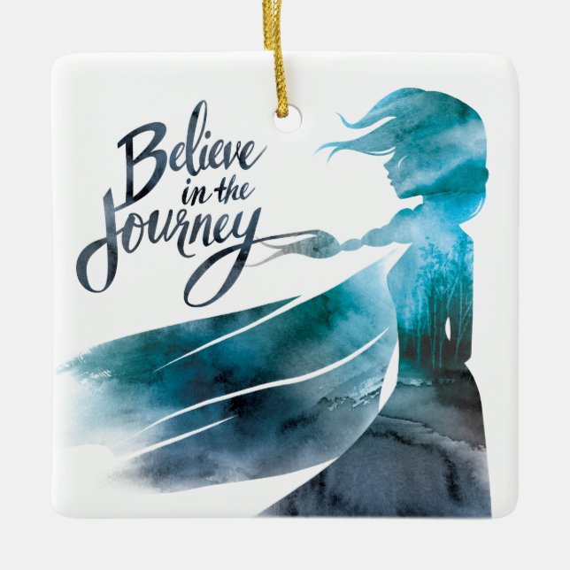 Frozen 2: Elsa | Believe in the Journey Ceramic Ornament (Front)