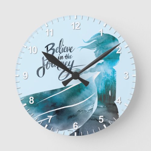 Frozen 2 Elsa  Believe in the Journey Round Clock