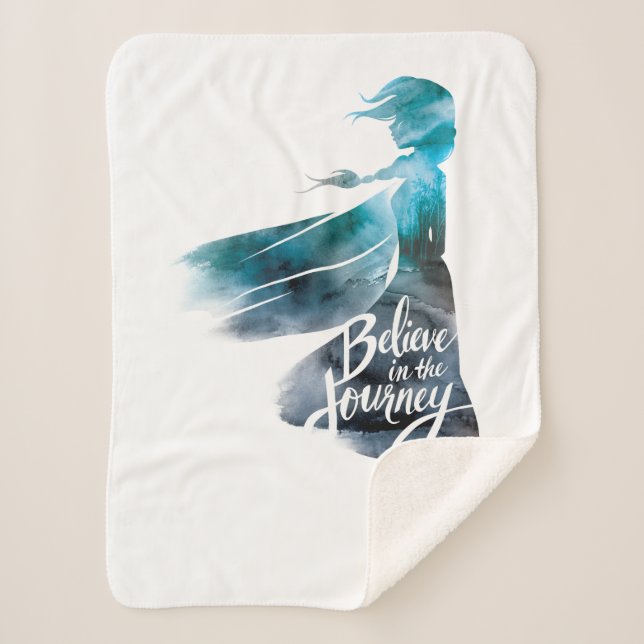 Frozen 2: Elsa | Believe in the Journey Sherpa Blanket (Front)