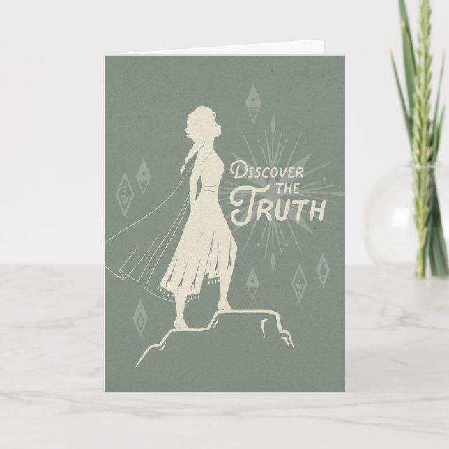 Frozen 2: Elsa | Discover The Truth Card (Front)