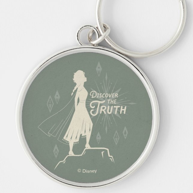 Frozen 2: Elsa | Discover The Truth Keychain (Front)