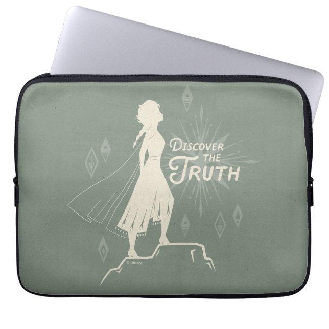 Frozen 2: Elsa | Discover The Truth Laptop Sleeve (Front)