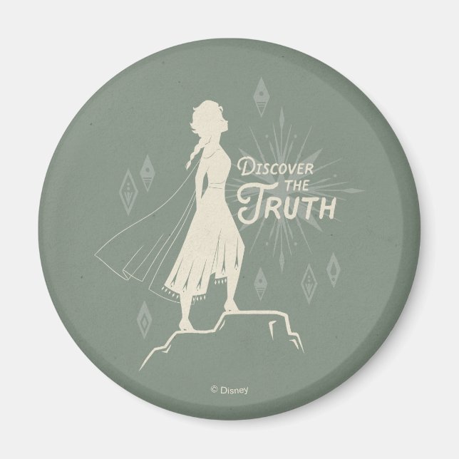 Frozen 2: Elsa | Discover The Truth Magnet (Front)