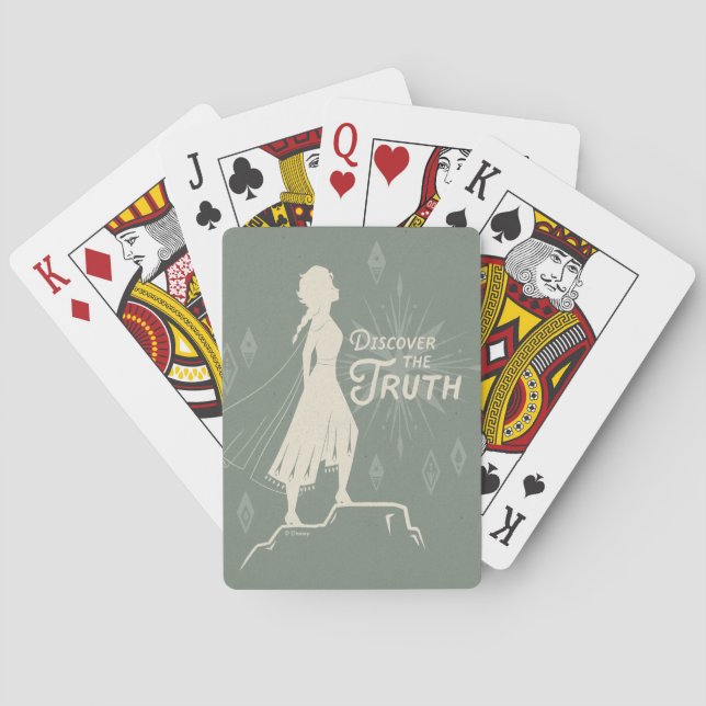 Frozen 2: Elsa | Discover The Truth Playing Cards (Back)