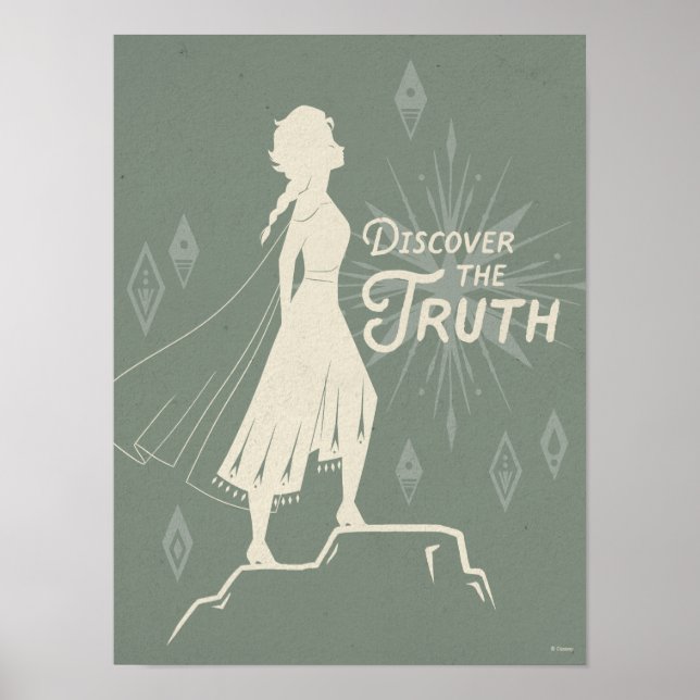 Frozen 2: Elsa | Discover The Truth Poster (Front)