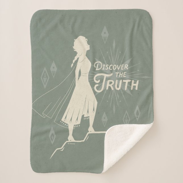 Frozen 2: Elsa | Discover The Truth Sherpa Blanket (Front)