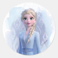 Frozen 2, Elsa - Frozen Reign Sticker, Zazzle