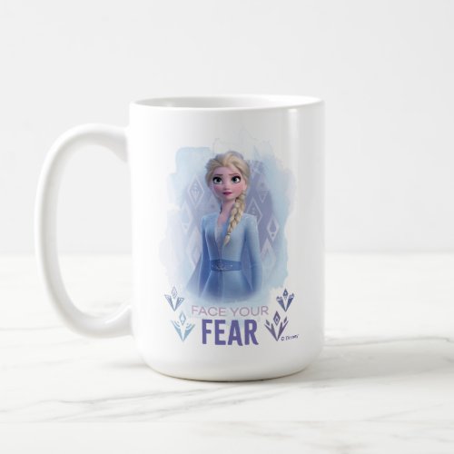 Frozen 2 Elsa  Face Your Fear Coffee Mug