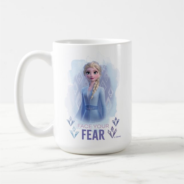 Frozen 2: Elsa | Face Your Fear Coffee Mug (Left)