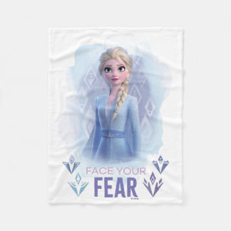 Frozen 2: Elsa | Face Your Fear Fleece Blanket