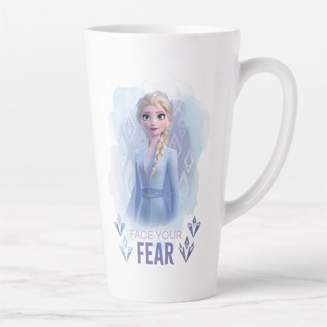 Frozen 2: Elsa | Face Your Fear Latte Mug (Right)