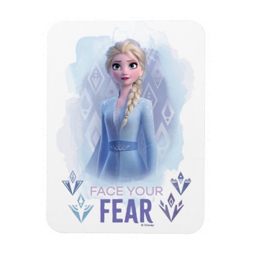 Frozen 2 Elsa  Face Your Fear Magnet