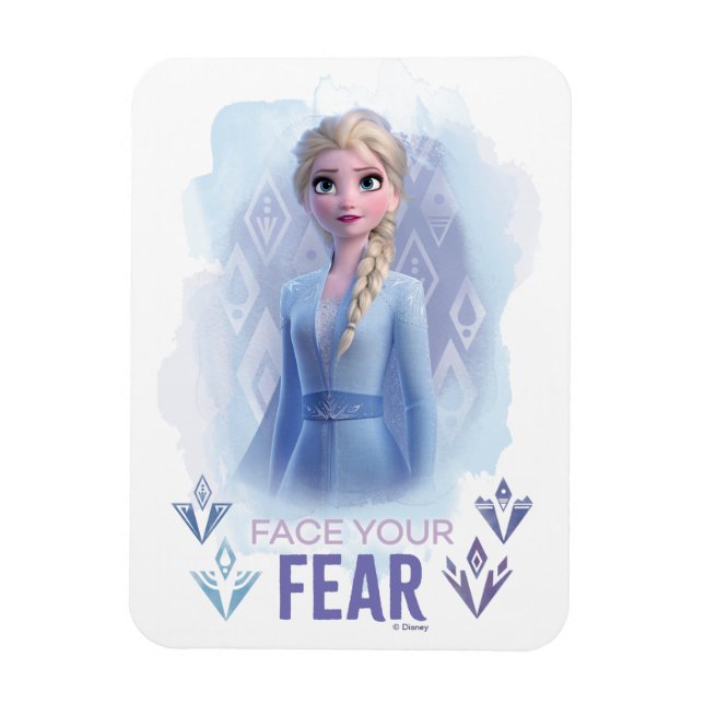 Frozen 2: Elsa | Face Your Fear Magnet (Vertical)