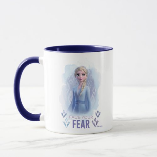 Frozen 2 Elsa  Face Your Fear Mug
