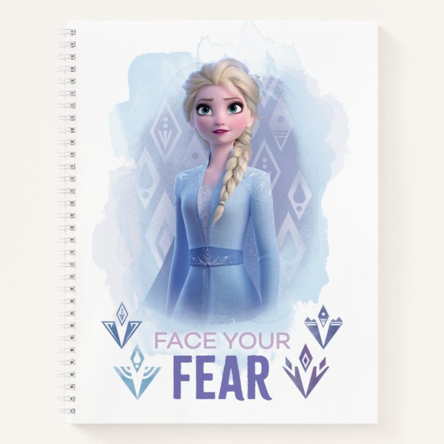 Frozen 2: Elsa | Face Your Fear Notebook (Front)