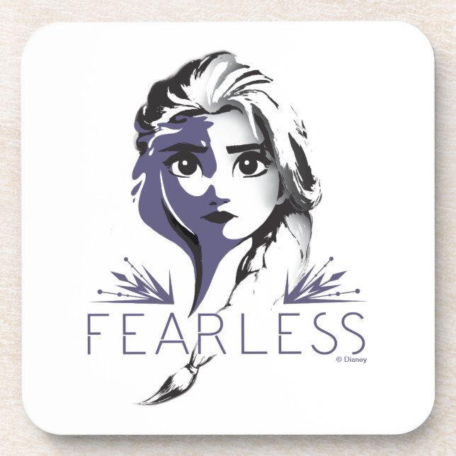 Frozen 2: Elsa | Fearless Beverage Coaster (Front)