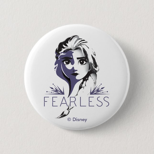 Frozen 2: Elsa | Fearless Button (Front)