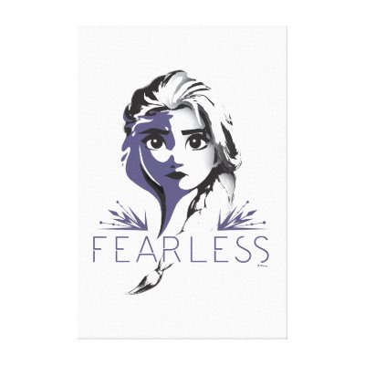Frozen 2: Elsa | Fearless Canvas Print