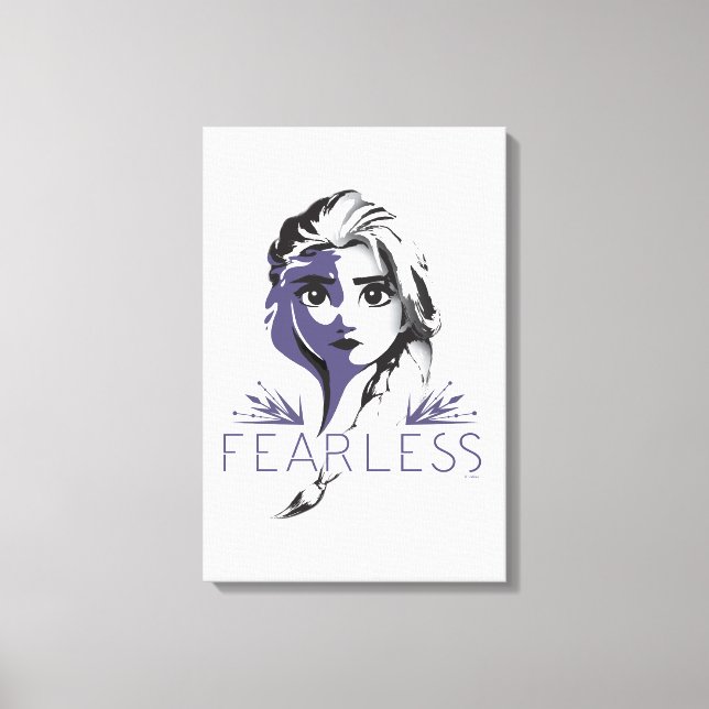 Frozen 2: Elsa | Fearless Canvas Print (Front)