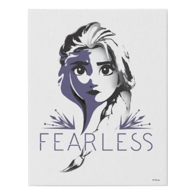 Frozen 2: Elsa | Fearless Faux Canvas Print