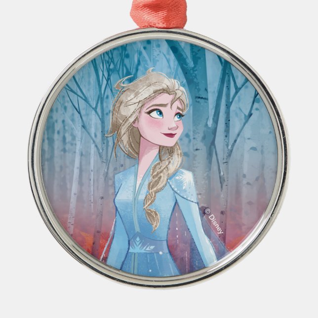 Frozen 2 | Elsa - Fearless Metal Ornament (Front)
