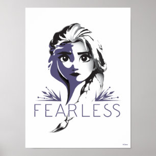 Frozen 2: Elsa Fearless Poster