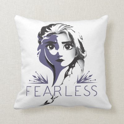 Frozen 2: Elsa | Fearless Throw Pillow