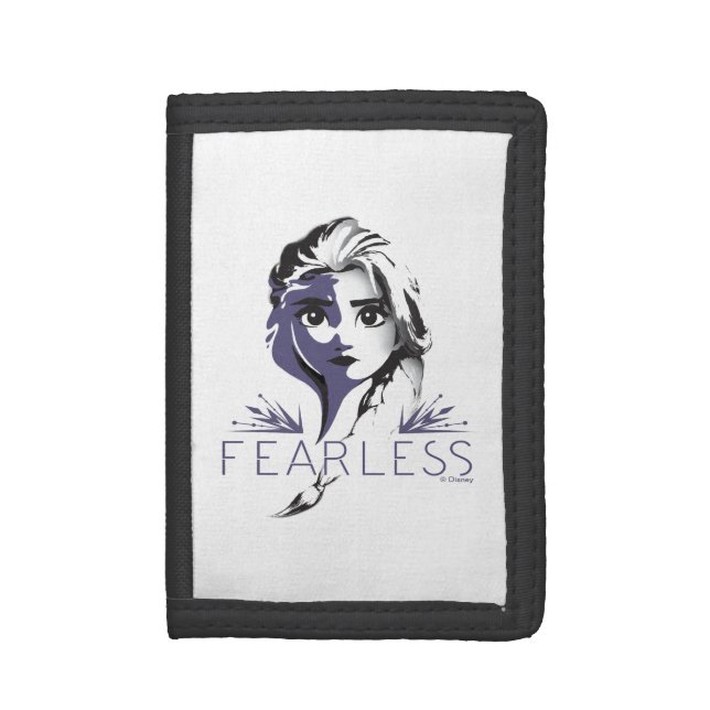 Frozen 2: Elsa | Fearless Tri-fold Wallet (Front Vertical)