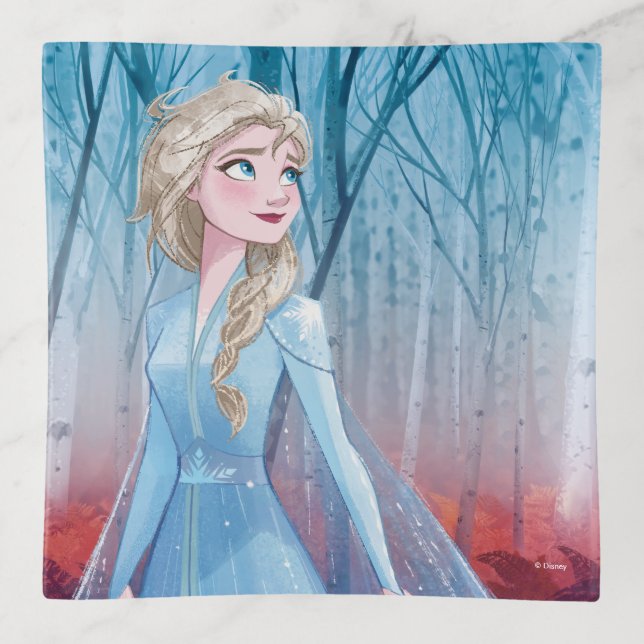 Frozen 2 | Elsa - Fearless Trinket Tray (Front)