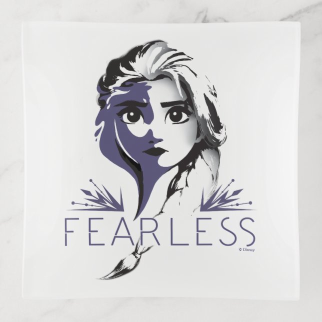 Frozen 2: Elsa | Fearless Trinket Tray (Front)
