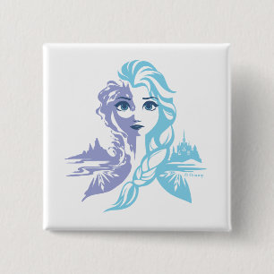 Frozen 2   Elsa - Frozen Reign Button