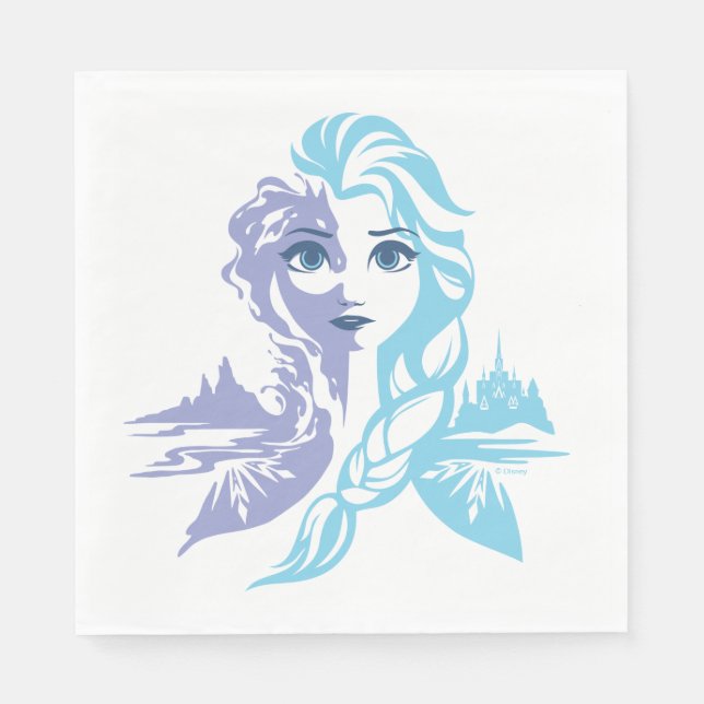 Frozen 2 | Elsa - Frozen Reign Napkins (Front)
