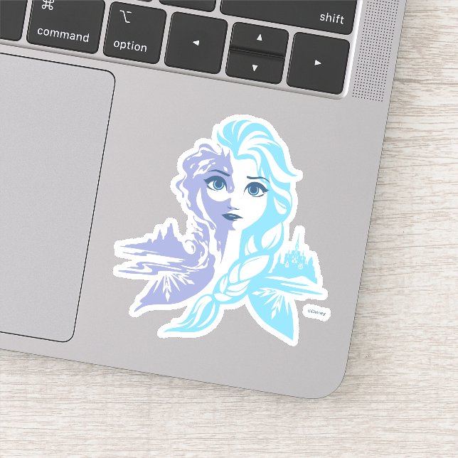 Frozen 2 | Elsa - Frozen Reign Sticker (Detail)