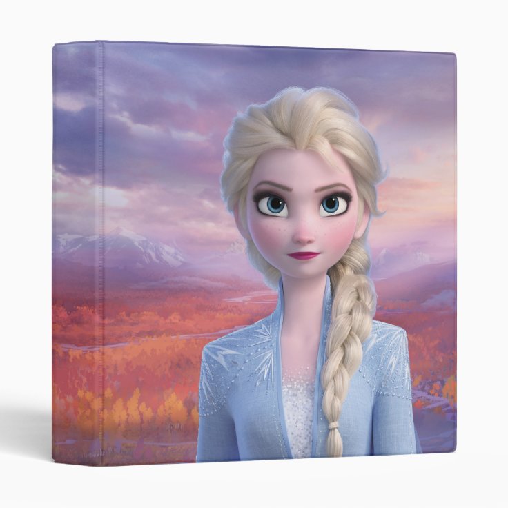 Frozen 2 | Elsa - Lead with Courage 3 Ring Binder | Zazzle