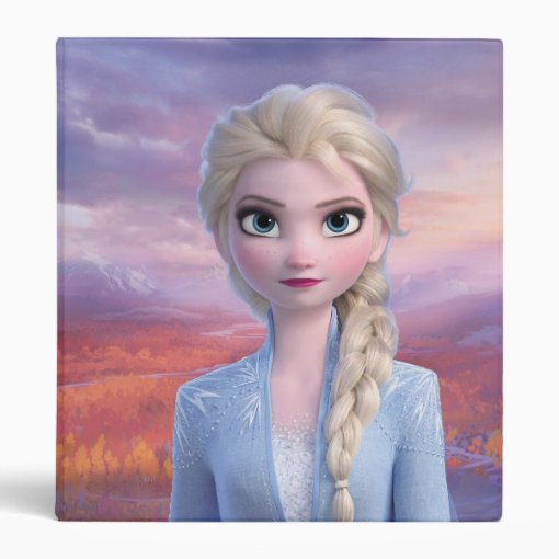 Frozen 2 | Elsa - Lead with Courage 3 Ring Binder | Zazzle