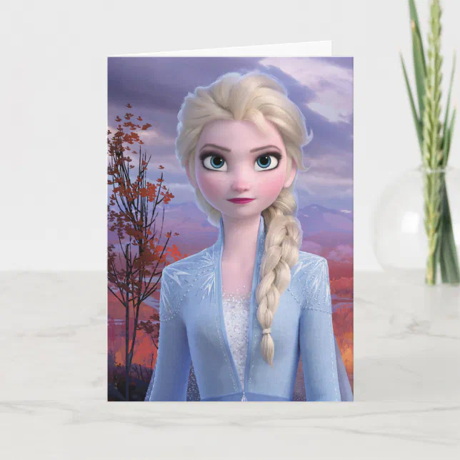 Frozen 2 | Elsa - Lead with Courage Card | Zazzle