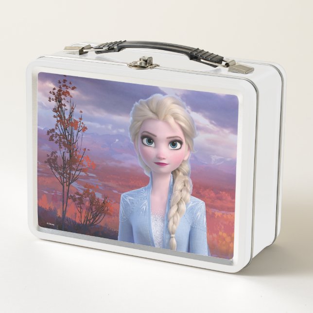 Frozen 2 | Elsa - Lead with Courage Metal Lunch Box (Front)