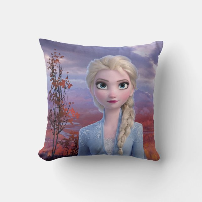 Frozen 2 | Elsa - Lead with Courage Throw Pillow (Front)