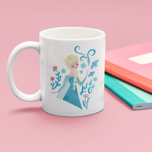 Frozen 2 Elsa "Let It Go" Watercolor Coffee Mug