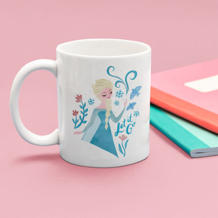 Frozen 2 | Elsa "let It Go" Watercolor Coffee Mug